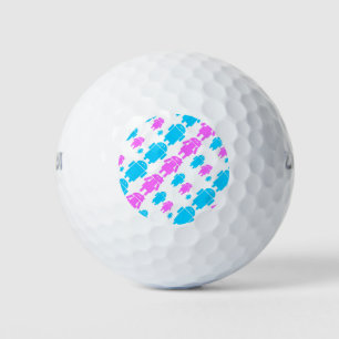 Pelotas De Golf Patrón de robot corto