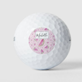 Pelotas De Golf Patrón de Sandía