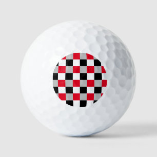 Pelotas De Golf Patrón de tablero de ajedrez editable