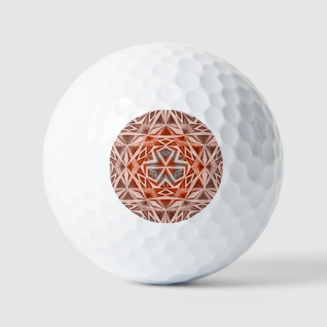 Pelotas De Golf Patrón de Tríada (Anverso)