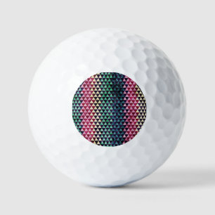 Pelotas De Golf Patrón de triángulo de vintage geométrico sin sold