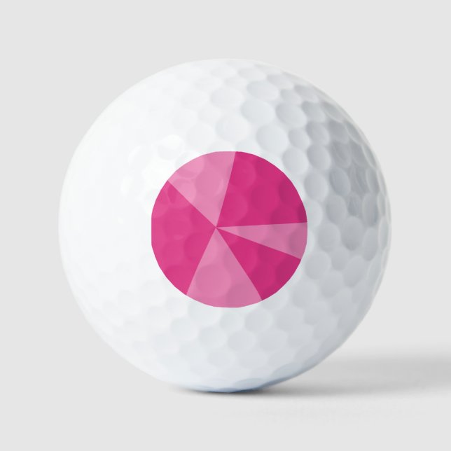 Pelotas De Golf Patrón geométrico de triángulos (Anverso)