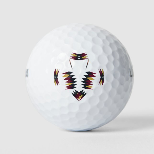 Pelotas De Golf Patrón nativo del suroeste (Anverso)