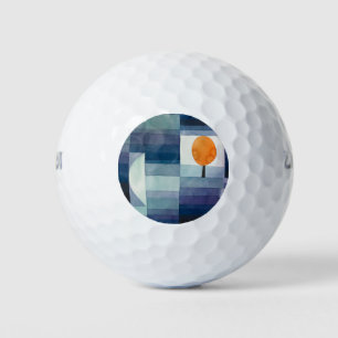 Pelotas De Golf Paul Klee Heraldo de Otoño Azul Moderno Abstracto