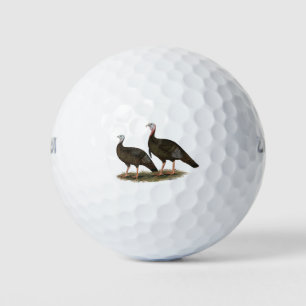 Pelotas De Golf Pavos silvestres orientales emparejados