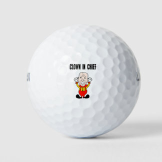 Pelotas De Golf Payaso de Biden en jefe