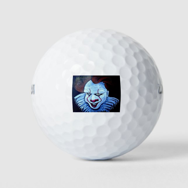 Pelotas De Golf Payaso: Malvado (Anverso)