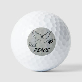 Pelotas De Golf Peace Dove Key Chain with scripture