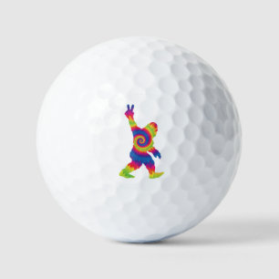 Pelotas De Golf Peace Love Bigfoot - Amantes de pie grande