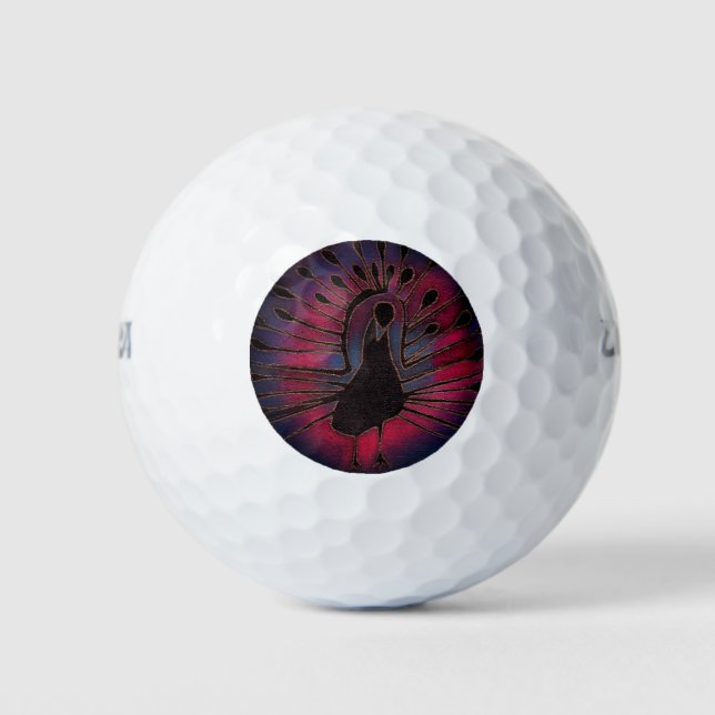 Pelotas De Golf Peacock (Anverso)