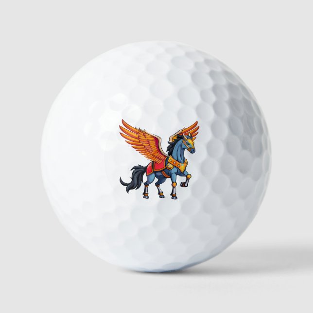 Pelotas De Golf Pegaso volador (Anverso)