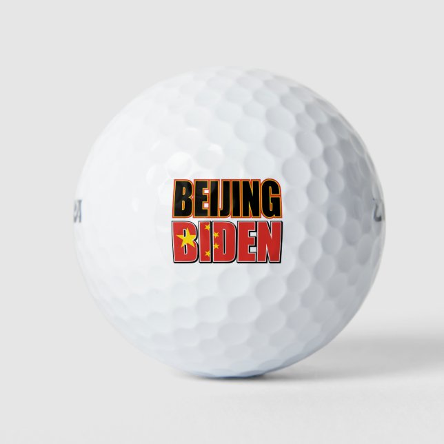 Pelotas De Golf Pekín-Biden (Anverso)