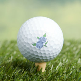 Pelotas De Golf Película Hydrangea Classic Floral Golf Balls