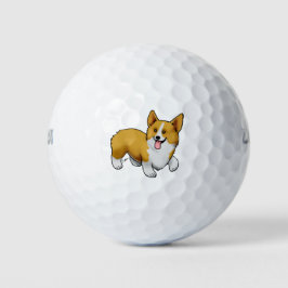 Pelotas De Golf Pembroke Welsh Corgi