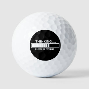 Pelotas De Golf Pensando Por Favor Esperar Camiseta
