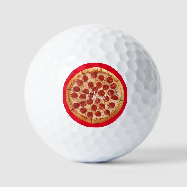 Pelotas De Golf Pepperoni Pizza Thunder_Cove (Anverso)