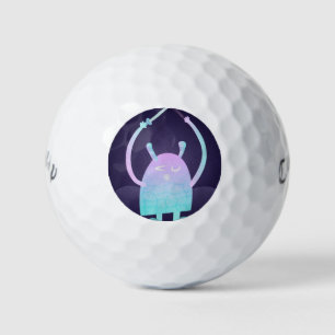 Pelotas De Golf Pequeño Monstruo Azul