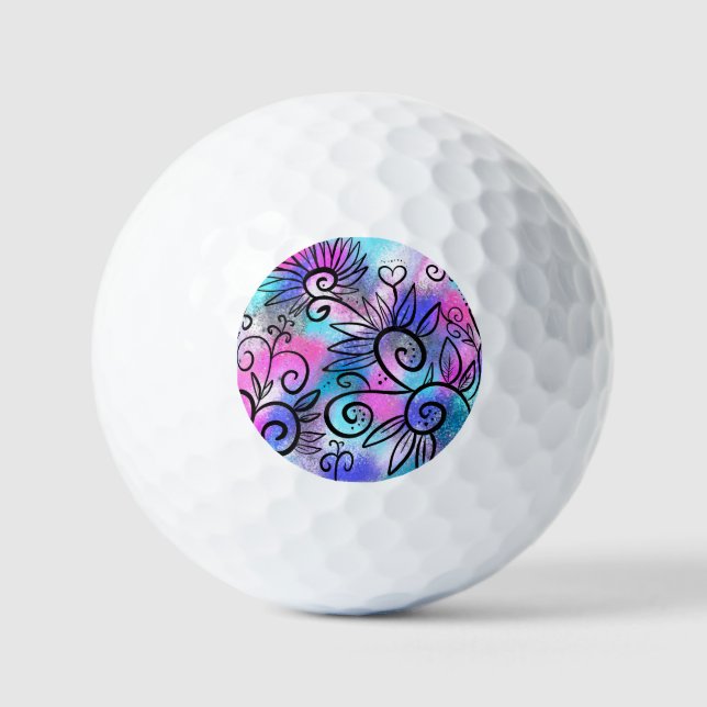 Pelotas De Golf Pequeño pájaro gracioso (Anverso)