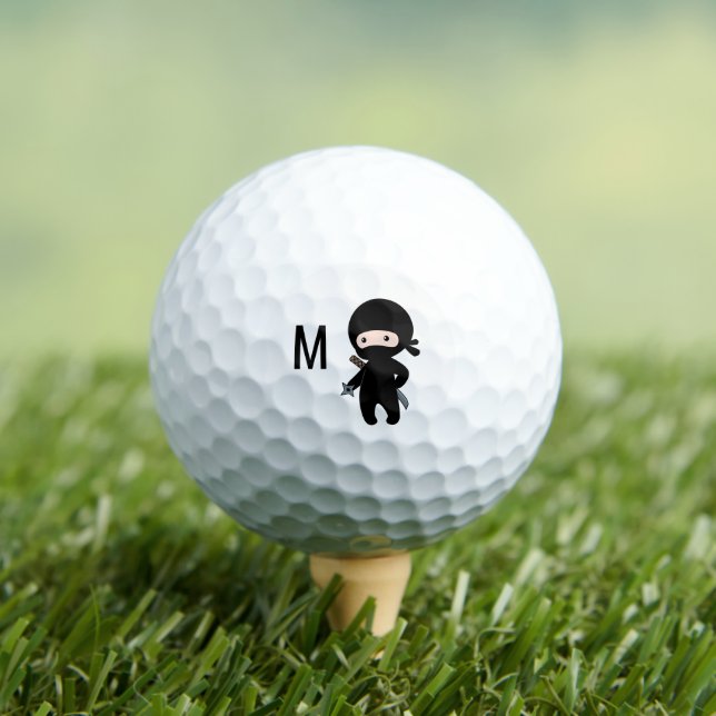 Pelotas De Golf Pequeño portador de Ninja estrella de lanzamiento  (Camiseta in situ)
