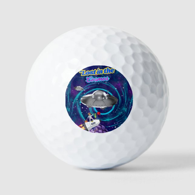 PELOTAS DE GOLF PERDIDO EN EL COSMOS (Anverso)