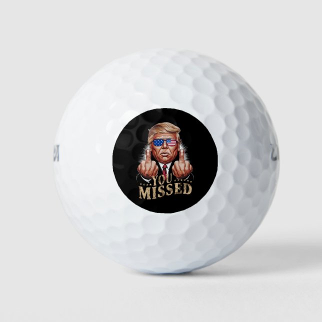 Pelotas De Golf Perdiste las elecciones estadounidenses de Donald  (Anverso)