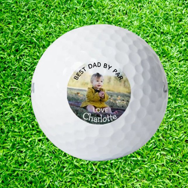Pelotas De Golf perfect fun daughter gift (Celebrate Dad with personalized golf ball sets for his special day! )