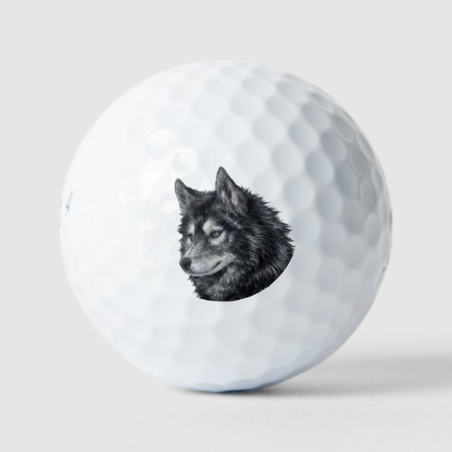 Pelotas De Golf Perro Balto (Anverso)