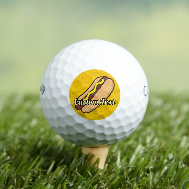 Pelotas De Golf Perro caliente (Camiseta in situ)