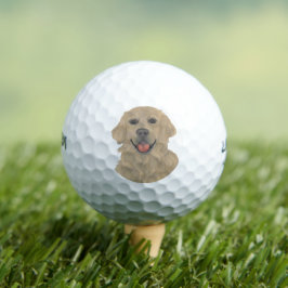Pelotas De Golf Perro de Golden Retriever