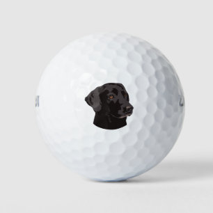 Pelotas De Golf Perro de laboratorio negro