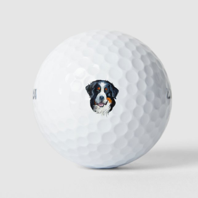 Pelotas De Golf Perro de montaña de Bernese (Anverso)