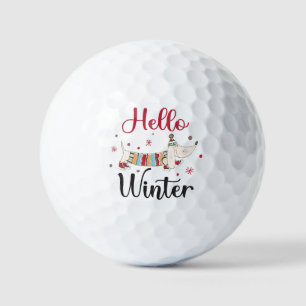 Pelotas De Golf Perro de patinaje sobre hielo