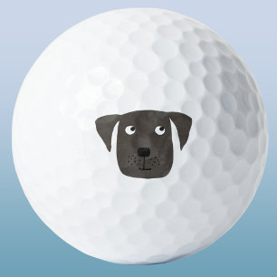 Pelotas De Golf Perro divertido de dibujos animados