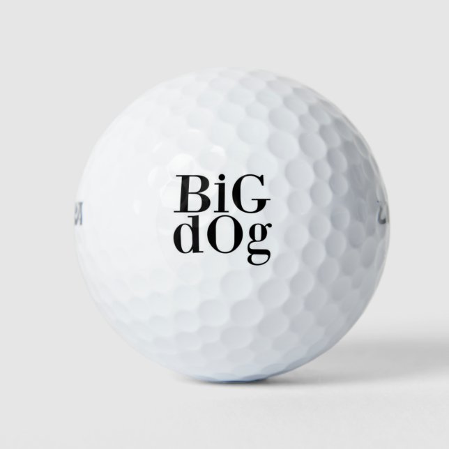 Pelotas De Golf Perro grande (Anverso)