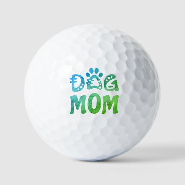 Pelotas De Golf Perro Mamá (Anverso)