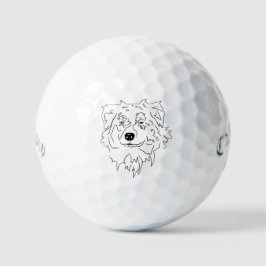 Pelotas De Golf perro pastor australiano