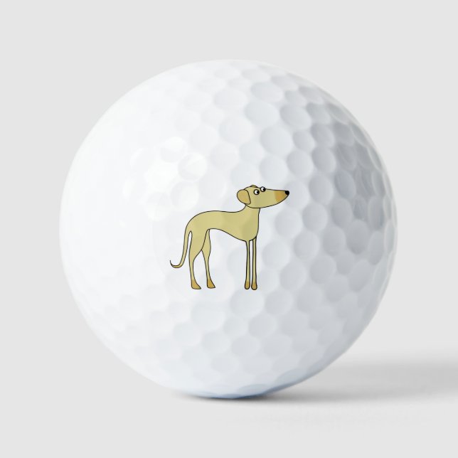 Pelotas De Golf Perro Sloughi (Anverso)