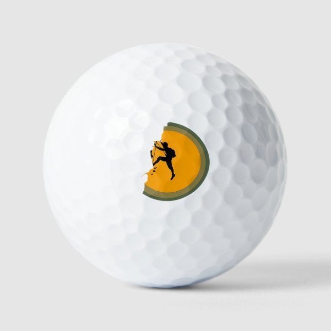 Pelotas De Golf Persiguiendo el Sol (Anverso)