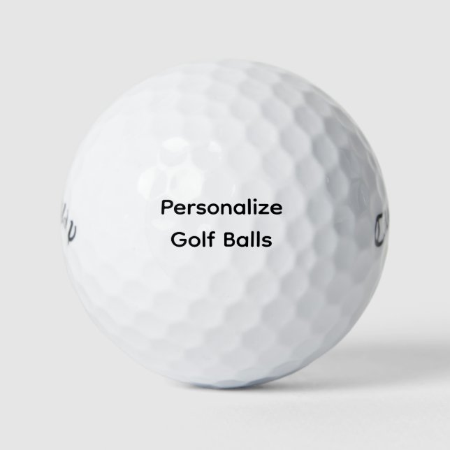 Pelotas De Golf Personaliza Callaway Golf Warbird (Anverso)