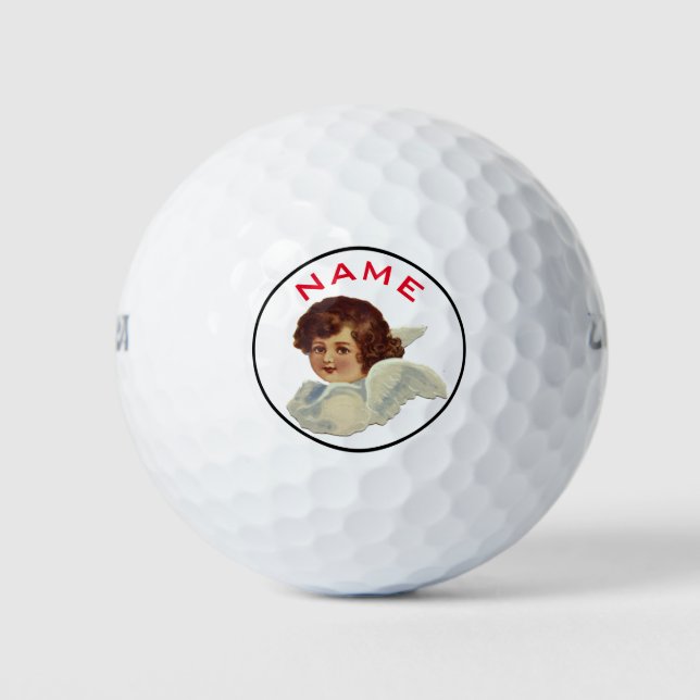 Pelotas De Golf PERSONALIZABLE ANGEL Golf Balls (Anverso)