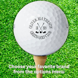 Pelotas De Golf Personalizable Nombre Golf Club Ball