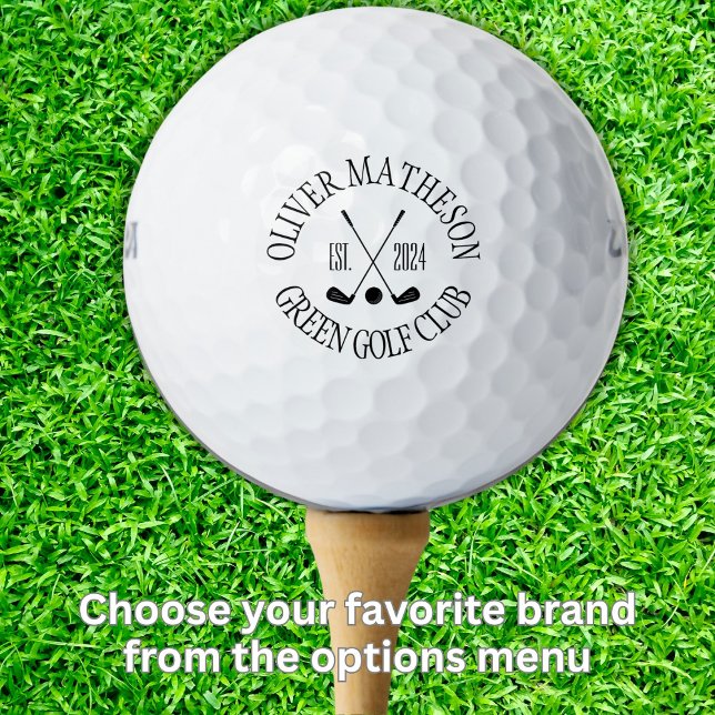 Pelotas De Golf Personalizable Nombre Golf Club Ball (Custom Golf Club Logo Golf Balls)