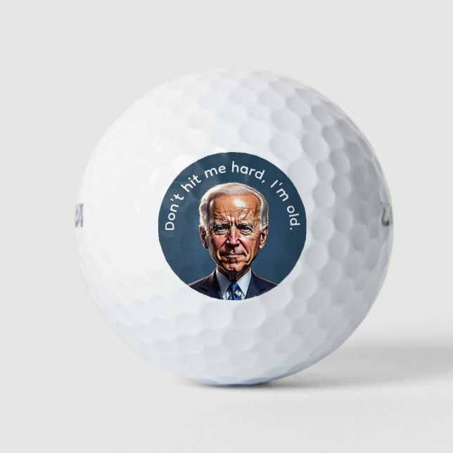 Pelotas De Golf Personalización de Biden (Anverso)