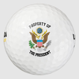 Pelotas De Golf Personalización del sello presidencial