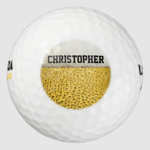 Pelotas De Golf Personalización del vidrio de cerveza