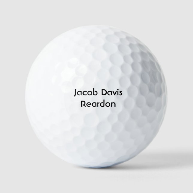 Pelotas de Golf Personalizadas (Anverso)