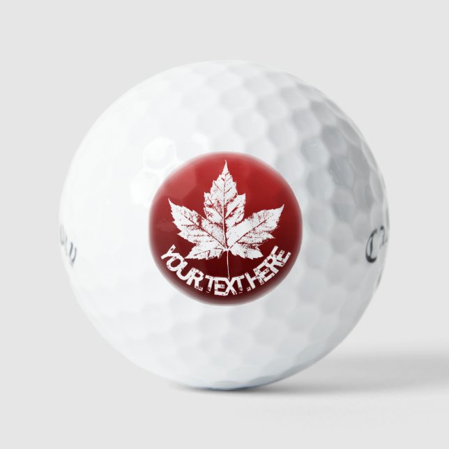 Pelotas de Golf Personalizadas Canadá Regalos de G (Anverso)