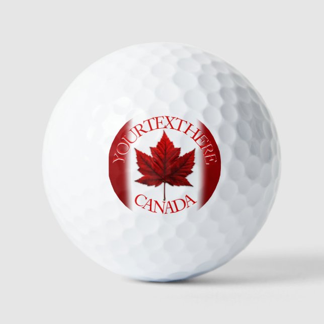 Pelotas de Golf Personalizadas Canadá Regalos de G (Anverso)