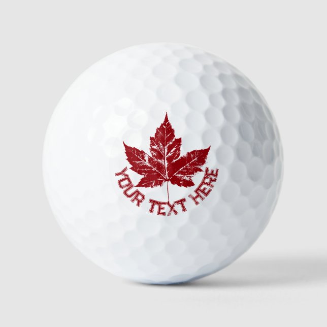 Pelotas de Golf Personalizadas Canadá Regalos de G (Anverso)