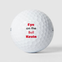 Pelotas de Golf Personalizadas con el Nombre Texto